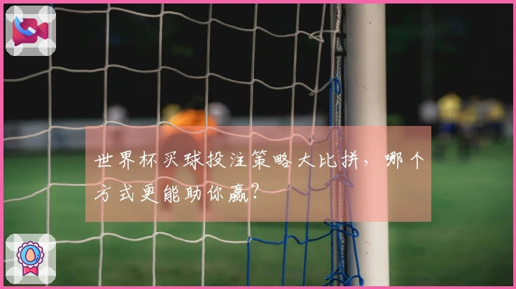 世界杯买球投注策略大比拼,哪个方式更能助你赢?